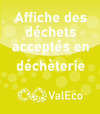 Déchets acceptés en déchèterie